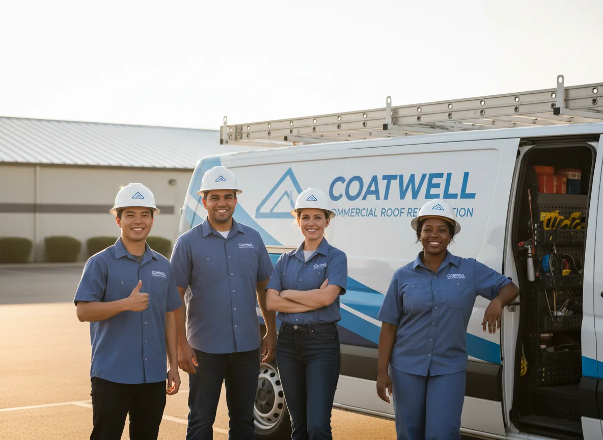 Commercial roof coating company in Linn, KS